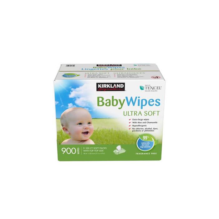 Kirkland Signature Ultra Soft Tencel Baby Wipes