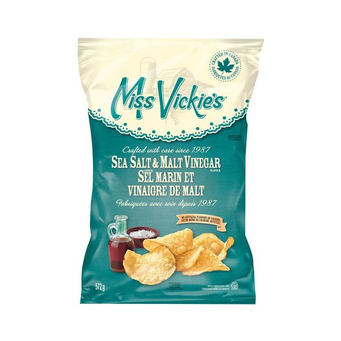 Miss Vickie's Sea Salt & Malt Vinegar Potato Chips