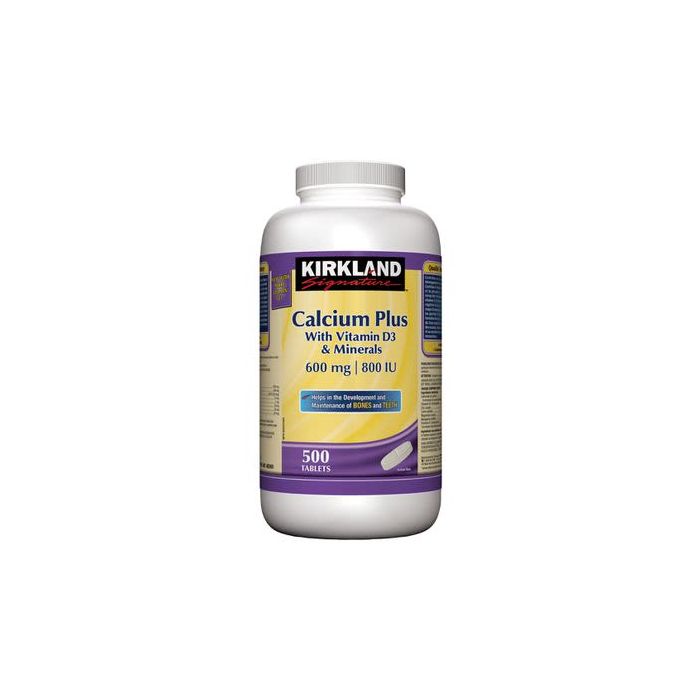 Kirkland Signature Calcium Plus Minerals Tablets