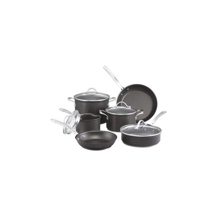 Kirkland Signature 10-Piece Hard Anodized Cookware Set