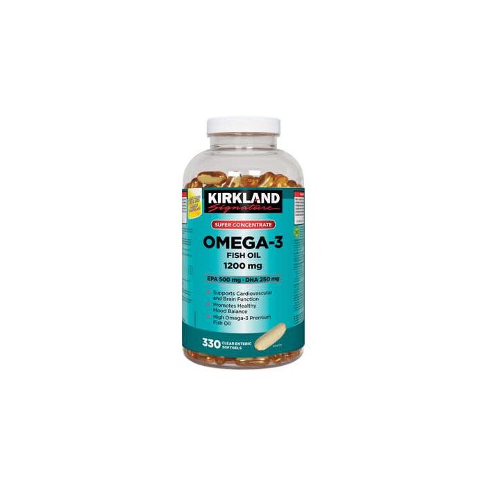 Kirkland Signature Super Concentrate Omega-3 Fish Oil Softgels