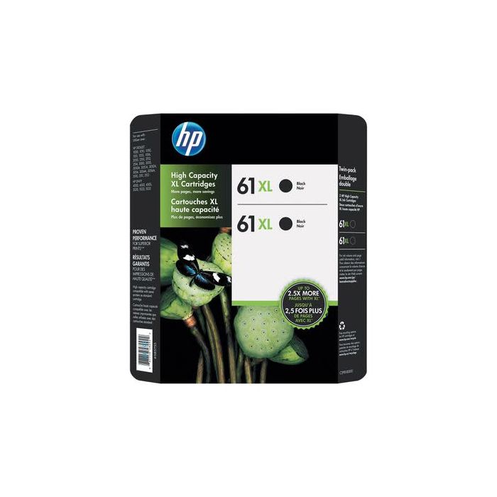 HP 61XL Black Ink Cartridges