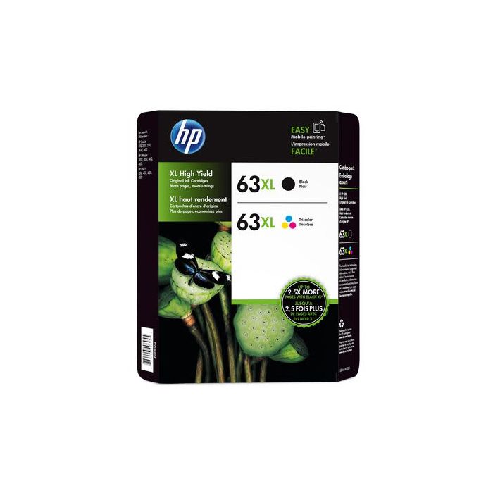 HP 63XL Black & Tri Colour Ink Cartridge