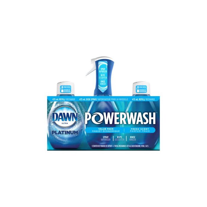 Dawn Platinum Powerwash Dish Spray With Refills