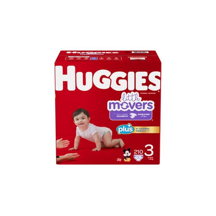 Huggies Size 3 Little Movers Plus Diapers