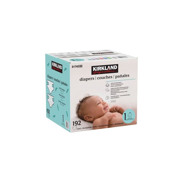 Kirkland Signature Size 1 Supreme Diapers