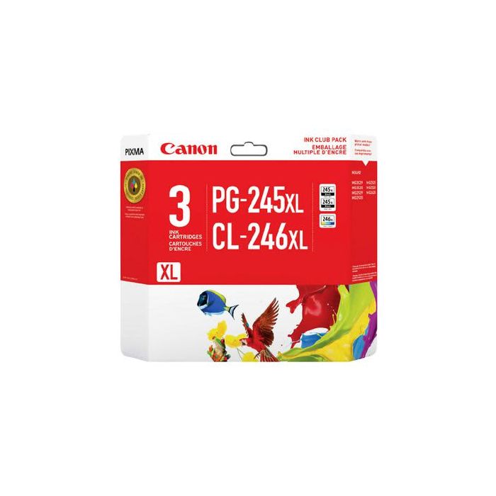 Canon PG-245XL Black & CL-246XL Colour Ink Cartridges