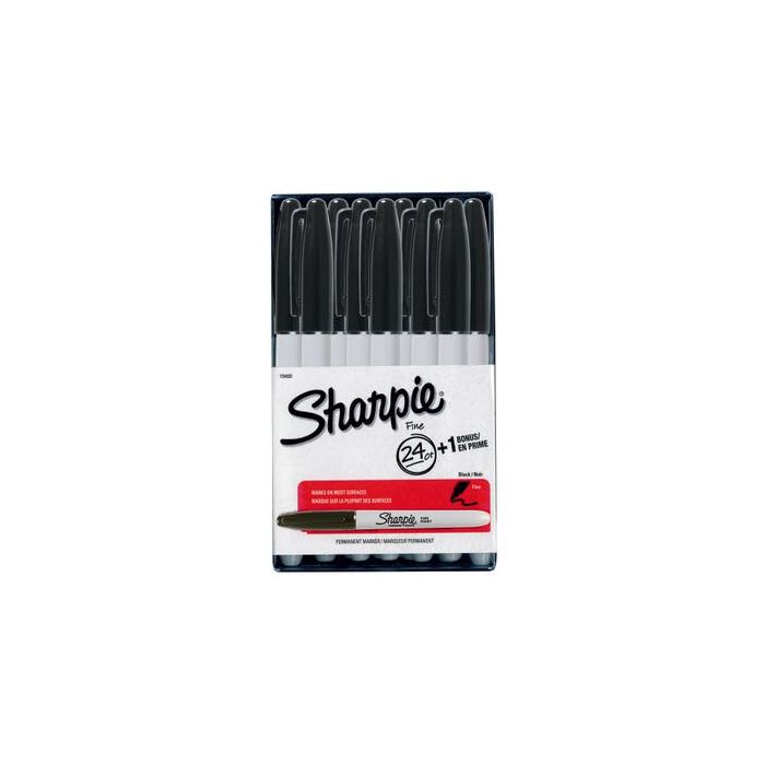 Sharpie Black Fine Tip Permanent Marker