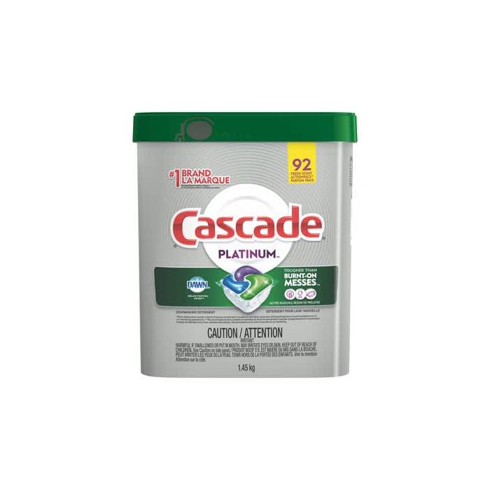 Cascade Platinum ActionPacs Dishwasher Detergent Pods