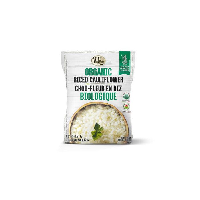 Via Emilia Frozen Organic Riced Cauliflower