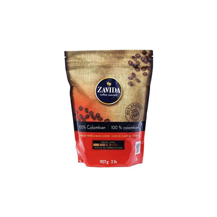 Zavida 100% Colombian Whole Bean Coffee