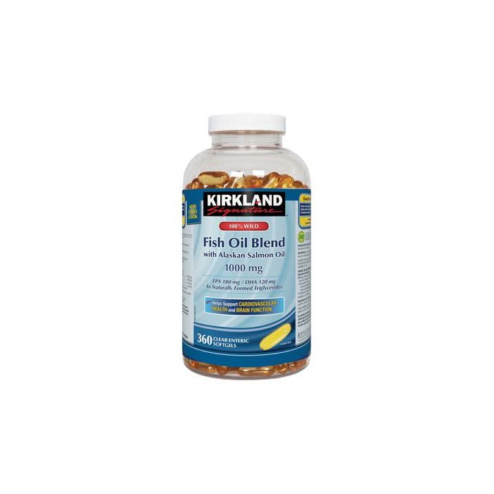 Kirkland Signature 100% Wild Fish Oil Blend Softgels