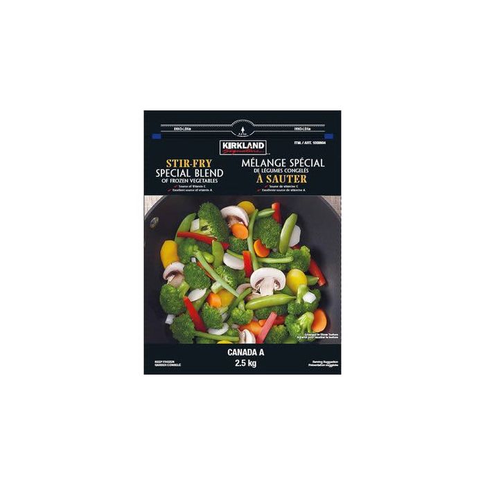 Kirkland Signature Frozen Vegetable Special Blend Stir Fry