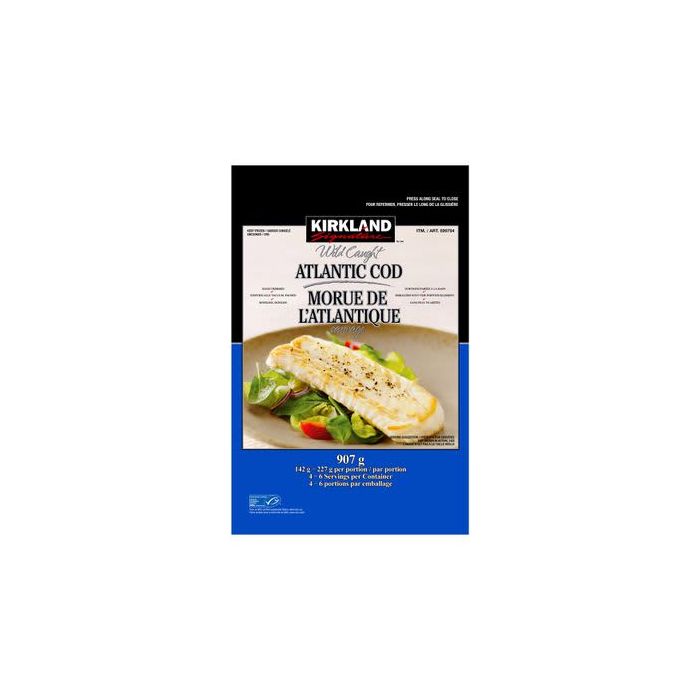 Kirkland Signature Frozen Atlantic Cod Loins