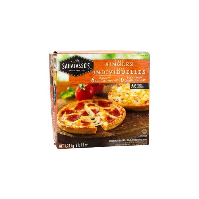 Sabatasso's Frozen Cheese & Pepper Pizzas Variety Pack