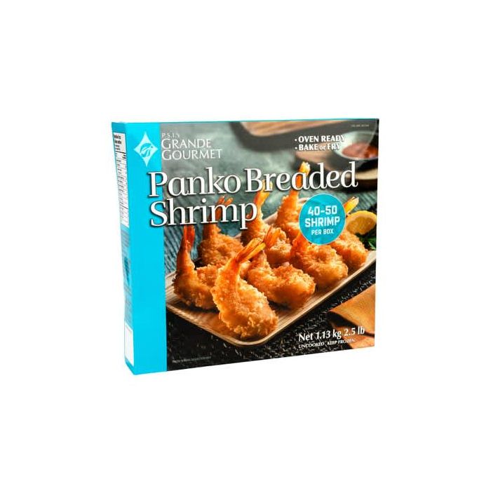 Grande Gourmet Frozen Panko Breaded Shrimp