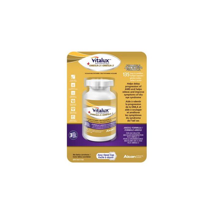 Vitalux Advanced Omega-3 Multivitamin Softgel Capsules