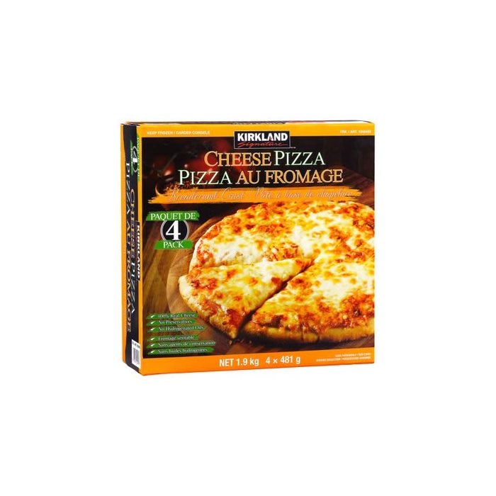 Kirkland Signature Frozen Cheese Pizza