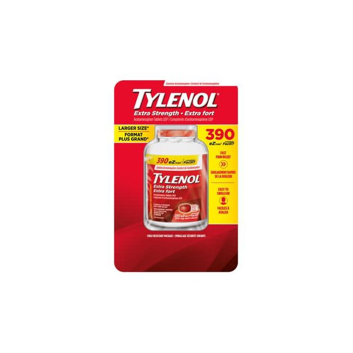 Tylenol Extra Strength Acetaminophen eZ Tablets