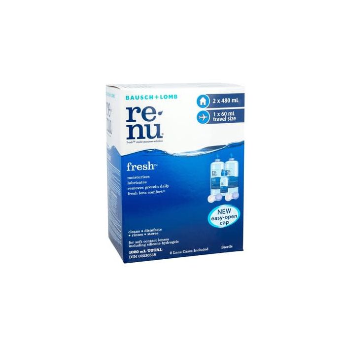 Bausch & Lomb Renu Fresh Multi Pack Contact Solution