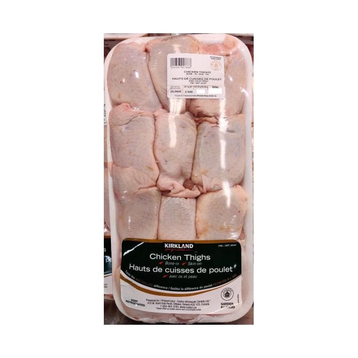 Chicken Thighs, Bone-In, Skin-On - AVG 2.9 Kg