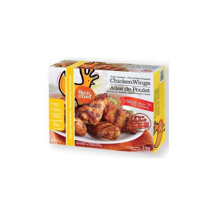 Sun Chef Frozen Fully Cooked Grilled Wings