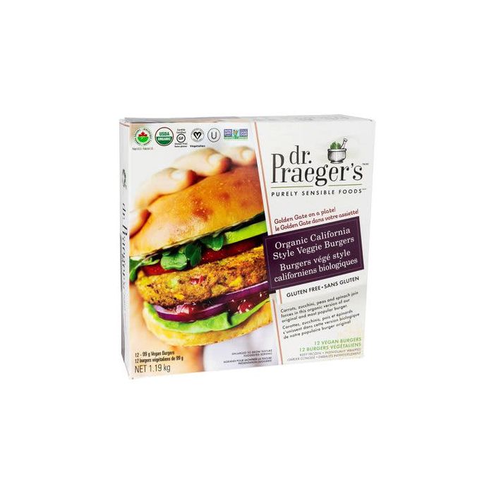 Dr. Praeger's Frozen Organic California Veggie Burgers