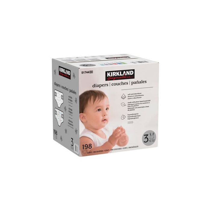 Kirkland Signature Size 3 Supreme Diapers