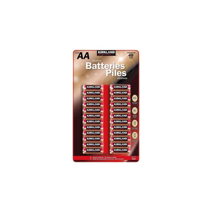 Kirkland Signature AA Alkaline Batteries