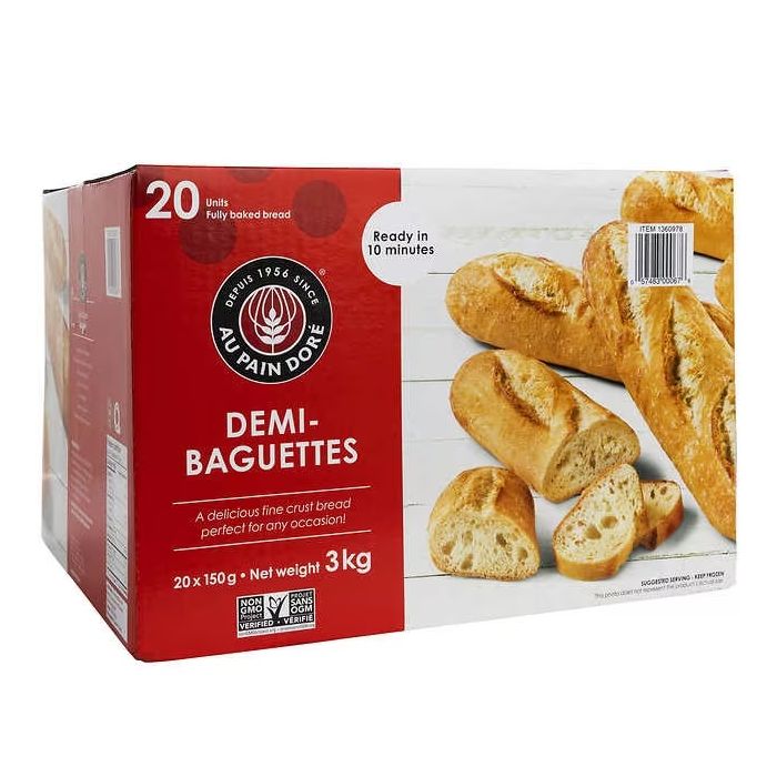 Au Pain Doré Frozen Butter Croissants Pack of 30