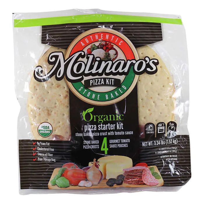 Molinaro's Organic Stone Baked Pizza Starter Kit