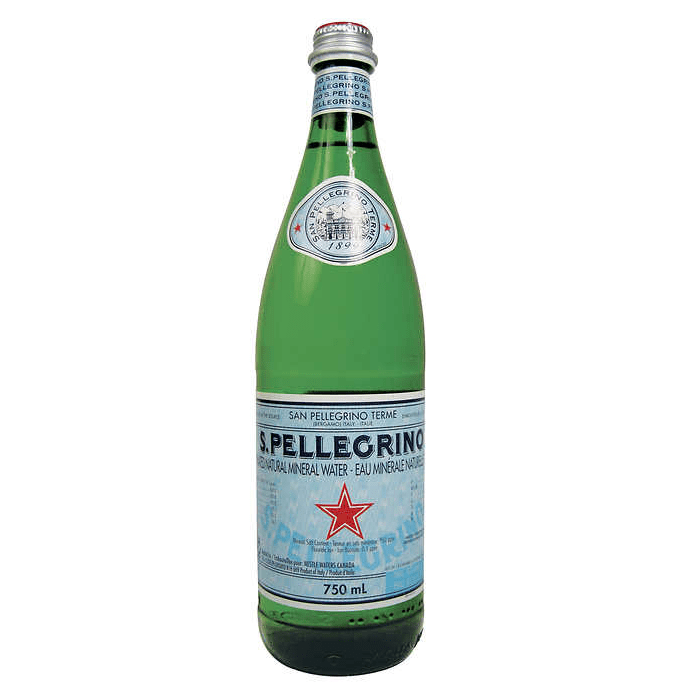 San Pellegrino Sparkling Natural Mineral Water 15 × 750 mL