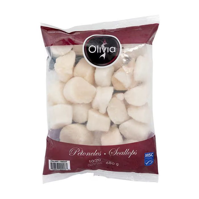 Olivia Frozen Scallops 10/20 680 g