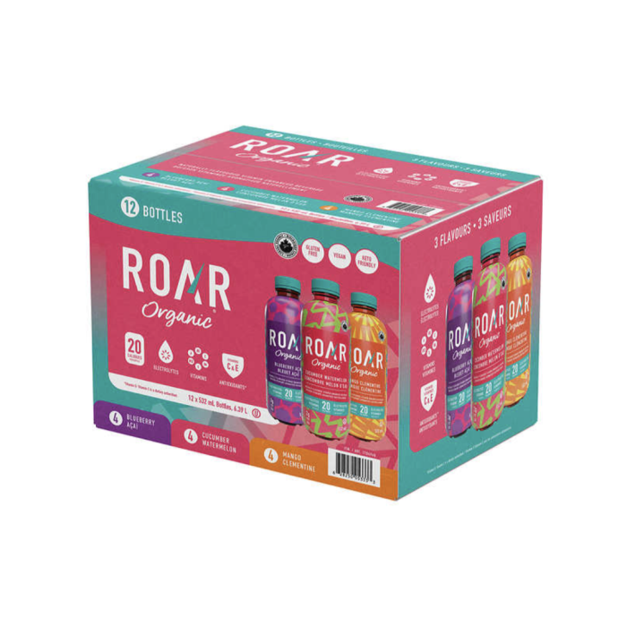 Roar Organic Variety Pack (12 x 532 mL)