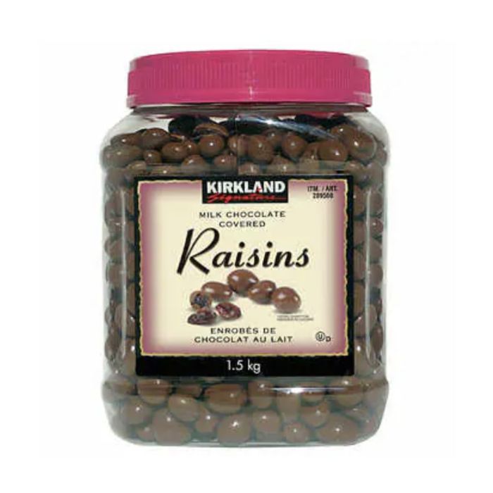 Kirkland Signature Milk Chocolate Covered Raisins