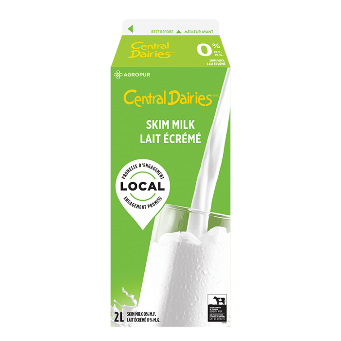 Central Dairies Skim Milk 2L