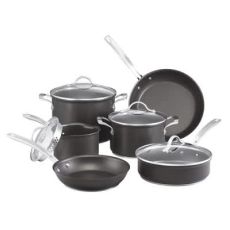 Kirkland Signature 10-Piece Hard Anodized Cookware Set