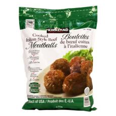 Kirkland Signature Frozen Italian-Style Meatballs