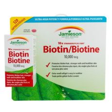 Jamieson 10,000 mcg Biotin Softgels