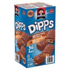 Quaker Dipps Chocolate Caramel Granola Bars Variety Pack