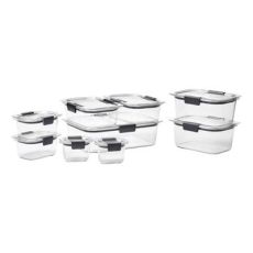 Rubbermaid 18 Piece Brilliance Microwavable Food Storage Container Set