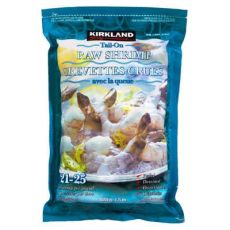 Kirkland Signature Frozen Tail-On Raw Shrimp