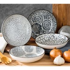 4 Piece Grey Bowl Set