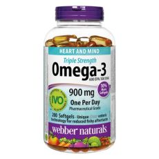 Webber Naturals Triple Strength Omega-3 Softgels