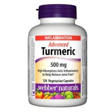 Webber Naturals 500mg Advanced Turmeric Vegetarian Capsules