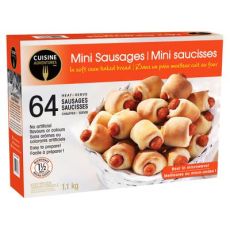 Cuisine Adventures Frozen Mini Sausages in Pastry