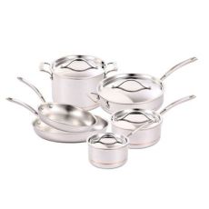 Kirkland Signature 10 Piece 5 Ply Clad Stainless Cookware Set