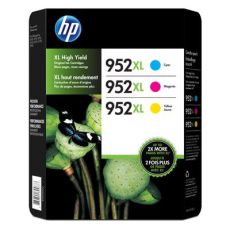 HP 952XL Cyan, Magenta &  Yellow Ink Cartridges Combo Pack