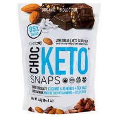 ChocXO Organic Dark Chocolate Keto Snaps